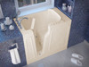 MediTub Walk-In 26 x 46 Left Drain Biscuit Whirlpool & Air Jetted Walk-In Bathtub - 2646LBD