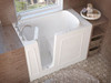 MediTub Walk-In 30 x 53 Left Drain White Air Jetted Walk-In Bathtub - 3053LWA