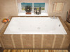 Atlantis Whirlpools Eros 36 x 60 Rectangular Air & Whirlpool Jetted Bathtub - 3660EDR