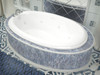 Atlantis Whirlpools Petite 36 x 60 Oval Whirlpool Jetted Bathtub - 3660PWL