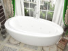 Atlantis Whirlpools Breeze 38 x 71 Oval Freestanding Whirlpool Jetted Bathtub - 3871BW