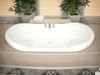 Atlantis Whirlpools Indulgence 41 x 70 Oval Air & Whirlpool Jetted Bathtub - 4170IDR