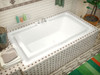 Atlantis Whirlpools Infinity 46 x 78 Endless Flow Soaking Bathtub - 4678I