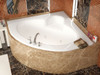 Atlantis Whirlpools Alexandria 60 x 60 Corner Air & Whirlpool Jetted Bathtub - 6060ADR