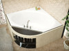 Atlantis Whirlpools Eclipse 60 x 60 Corner Whirlpool Jetted Bathtub - 6060EWR