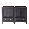 Fresca Oxford 48" Espresso Traditional Double Sink Bathroom Cabinets - FCB20-2424ES