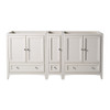 Fresca Oxford 71" Antique White Traditional Double Sink Bathroom Cabinets - FCB20-301230AW