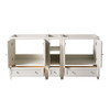 Fresca Oxford 71" Antique White Traditional Double Sink Bathroom Cabinets - FCB20-301230AW