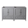 Fresca Oxford 59" Gray Traditional Double Sink Bathroom Cabinets - FCB20-3030GR