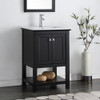 Fresca Manchester 24" Black Traditional Bathroom Vanity - FCB2304BL-I