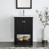 Fresca Manchester 24" Black Traditional Bathroom Vanity - FCB2304BL-I
