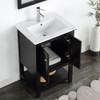 Fresca Manchester 24" Black Traditional Bathroom Vanity - FCB2304BL-I