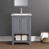 Fresca Manchester 24" Gray Traditional Bathroom Vanity - FCB2304GR-I
