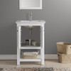 Fresca Manchester 24" White Traditional Bathroom Vanity - FCB2304WH-I