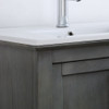Fresca Manchester Regal 30" Gray Wood Veneer Traditional Bathroom Vanity - FCB2305VG-I