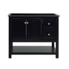 Fresca Manchester 40" Black Traditional Bathroom Cabinet - FCB2340BL