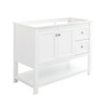 Fresca Manchester 40" White Traditional Bathroom Cabinet - FCB2340WH