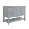 Fresca Manchester 48" Gray Traditional Bathroom Cabinet - FCB2348GR