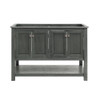 Fresca Manchester Regal 48" Gray Wood Veneer Traditional Double Sink Bathroom Cabinet - FCB2348VG-D