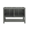 Fresca Manchester Regal 48" Gray Wood Veneer Traditional Double Sink Bathroom Cabinet - FCB2348VG-D