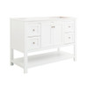 Fresca Manchester 48" White Traditional Bathroom Cabinet - FCB2348WH