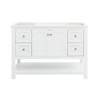 Fresca Manchester 48" White Traditional Bathroom Cabinet - FCB2348WH