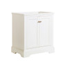 Fresca Windsor 30" Matte White Traditional Bathroom Cabinet - FCB2430WHM