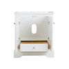 Fresca Windsor 30" Matte White Traditional Bathroom Cabinet - FCB2430WHM