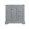 Fresca Windsor 36" Gray Textured Traditional Bathroom Cabinet - FCB2436GRV