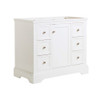 Fresca Windsor 40" Matte White Traditional Bathroom Cabinet - FCB2440WHM