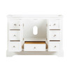 Fresca Windsor 48" Matte White Traditional Bathroom Cabinet - FCB2448WHM