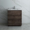 Fresca Formosa 30" Floor Standing Modern Bathroom Cabinet W/ Top & Sink - FCB3130ACA-FC-CWH-U