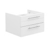 Fresca Lucera 24" White Wall Hung Vessel Sink Modern Bathroom Cabinet - FCB6124WH-VSL