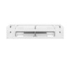 Fresca Lucera 72" White Wall Hung Double Vessel Sink Modern Bathroom Cabinet - FCB6172WH-VSL