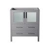 Fresca Torino 30" Gray Modern Bathroom Cabinet - FCB6230GR
