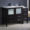 Fresca Torino 48" Espresso Modern Bathroom Cabinets W/ Integrated Sink - FCB62-3612ES-I