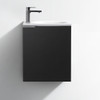 Fresca Valencia 20" Black Wall Hung Modern Bathroom Vanity - FCB8003BW-I