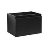 Fresca Mezzo 30" Black Wall Hung Modern Bathroom Cabinet - FCB8007BW