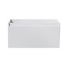 Fresca Mezzo 36" White Wall Hung Modern Bathroom Cabinet - FCB8008WH