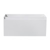 Fresca Mezzo 39" White Modern Bathroom Cabinet - FCB8010WH
