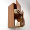 Fresca Teak Bathroom Linen Side Cabinet W/ 2 Storage Areas - FST8091TK