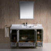Fresca Oxford 54" Gray Traditional Bathroom Vanity - FVN20-123012GR