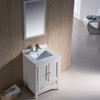 Fresca Oxford 24" Antique White Traditional Bathroom Vanity - FVN2024AW