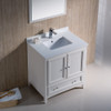 Fresca Oxford 30" Antique White Traditional Bathroom Vanity - FVN2030AW