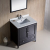 Fresca Oxford 30" Espresso Traditional Bathroom Vanity - FVN2030ES