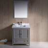 Fresca Oxford 30" Gray Traditional Bathroom Vanity - FVN2030GR