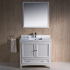 Fresca Oxford 36" Antique White Traditional Bathroom Vanity - FVN2036AW