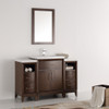 Fresca Cambridge 48" Antique Coffee Traditional Bathroom Vanity W/ Mirror - FVN21-122412AC