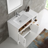 Fresca Cambridge 42" White Traditional Bathroom Vanity W/ Mirror - FVN21-3012WH