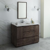 Fresca Formosa 48" Floor Standing Modern Bathroom Vanity W/ Mirror - FVN31-122412ACA-FC
